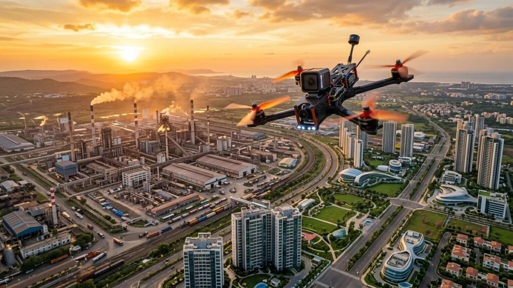 FPV & Aerial Drone Video Shoot Guide: Elevating Real Estate & Industrial Brands in Maharashtra
